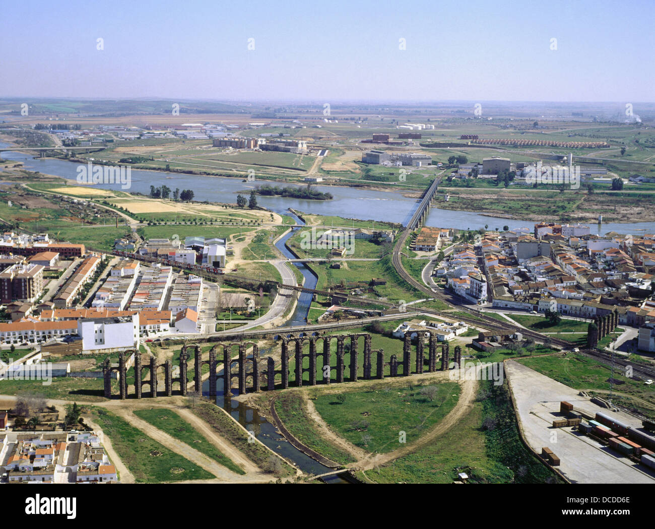 Aerial view merida badajoz province hi-res stock photography and images ...