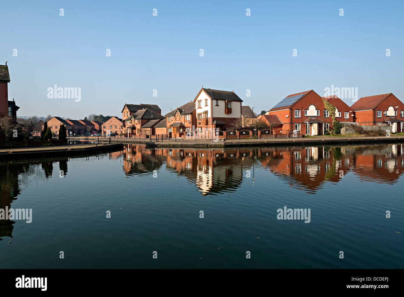 housing estate tipton tividale quays near dudley in the uk on the