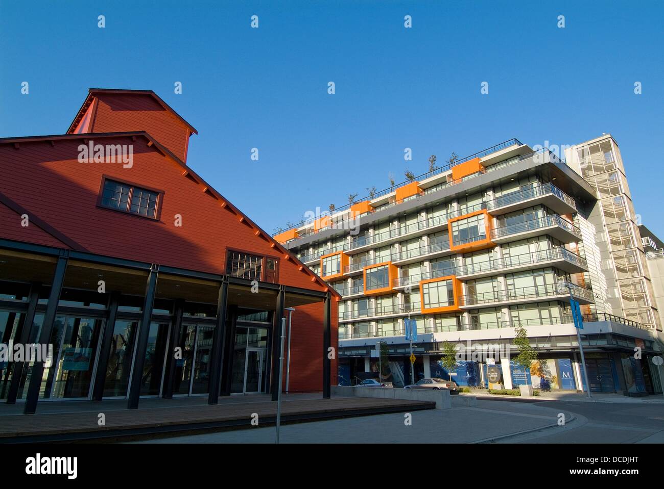 Apartment buildings at Millennium, the former Vancouver Olympic Village, False Creek, Vancouver