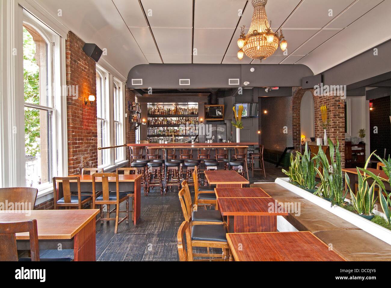 The Diamond Restaurant, interior, in Gastown, downtown Vancouver, BC