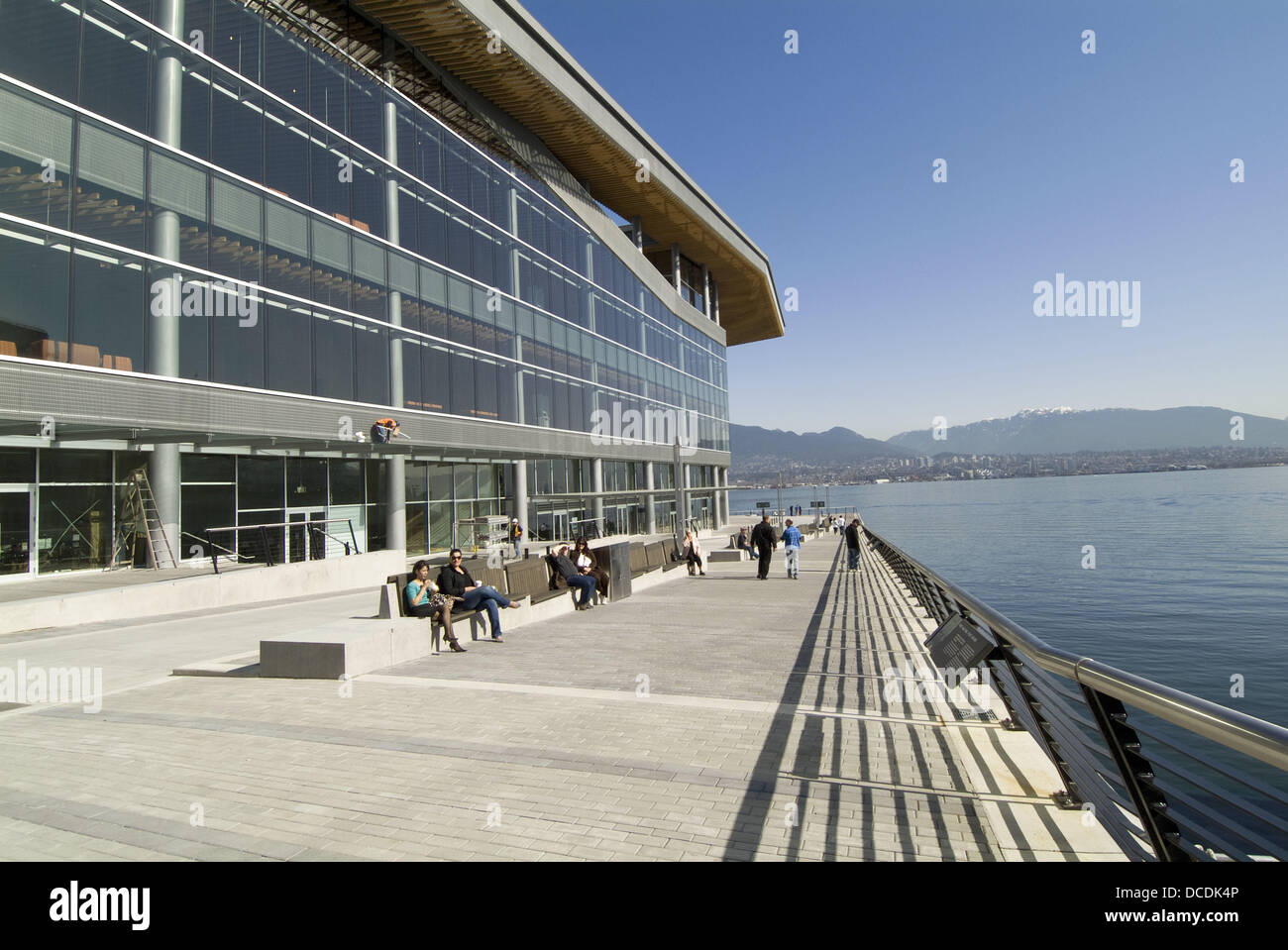 Vancouver Convention Centre, downtown Vancouver, BC, Canada Stock Photo