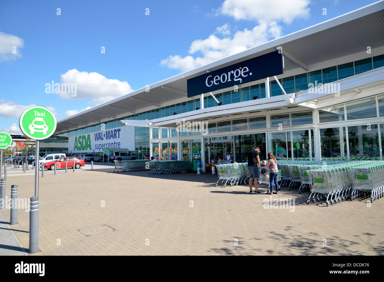 An Asda Wal-Mart supermarket in Milton Keynes, Buckinghamshire Stock Photo