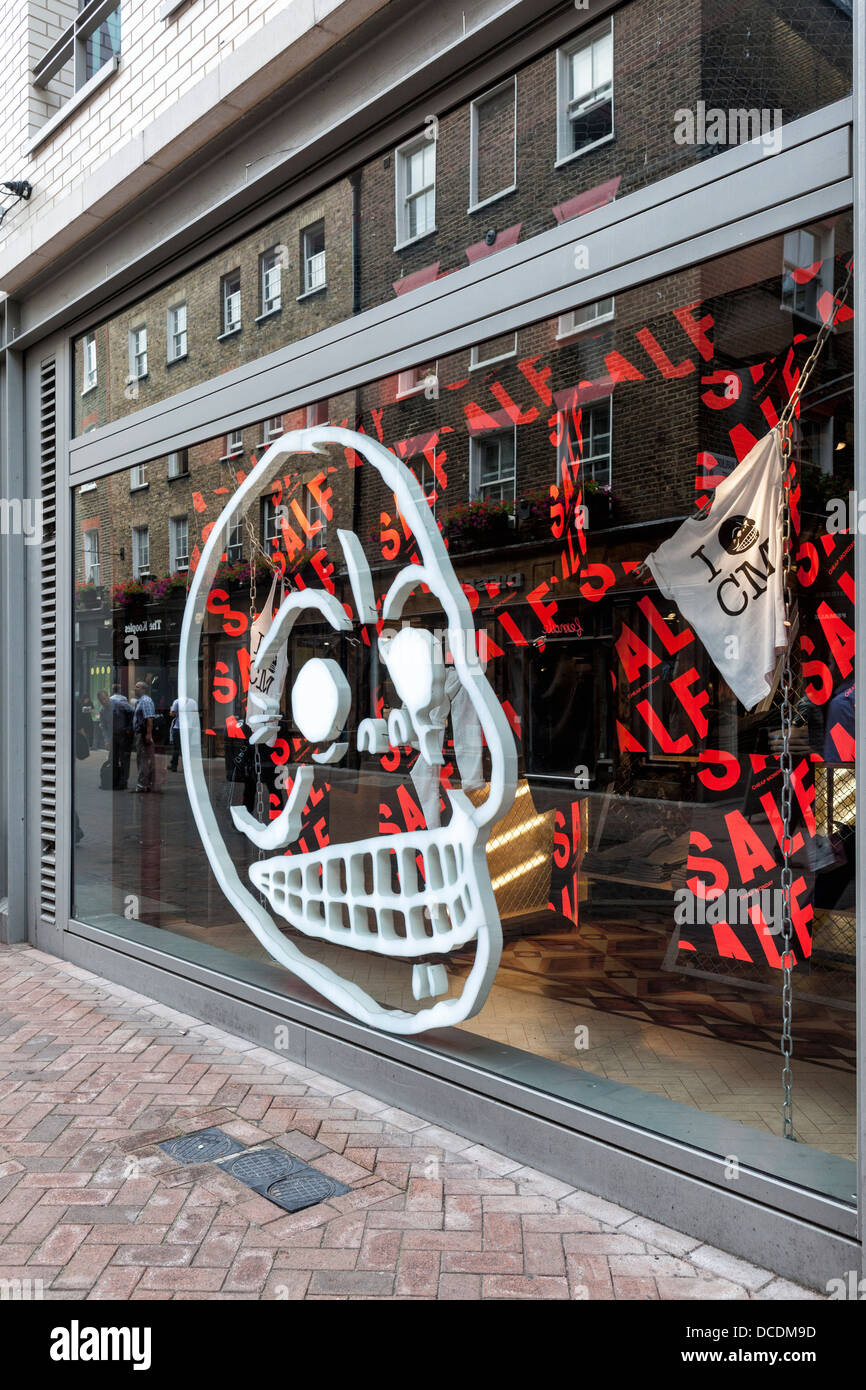 steek Beperken Kaap Sale at "Cheap Monday" clothing store in Carnaby Street, London W1 Stock  Photo - Alamy