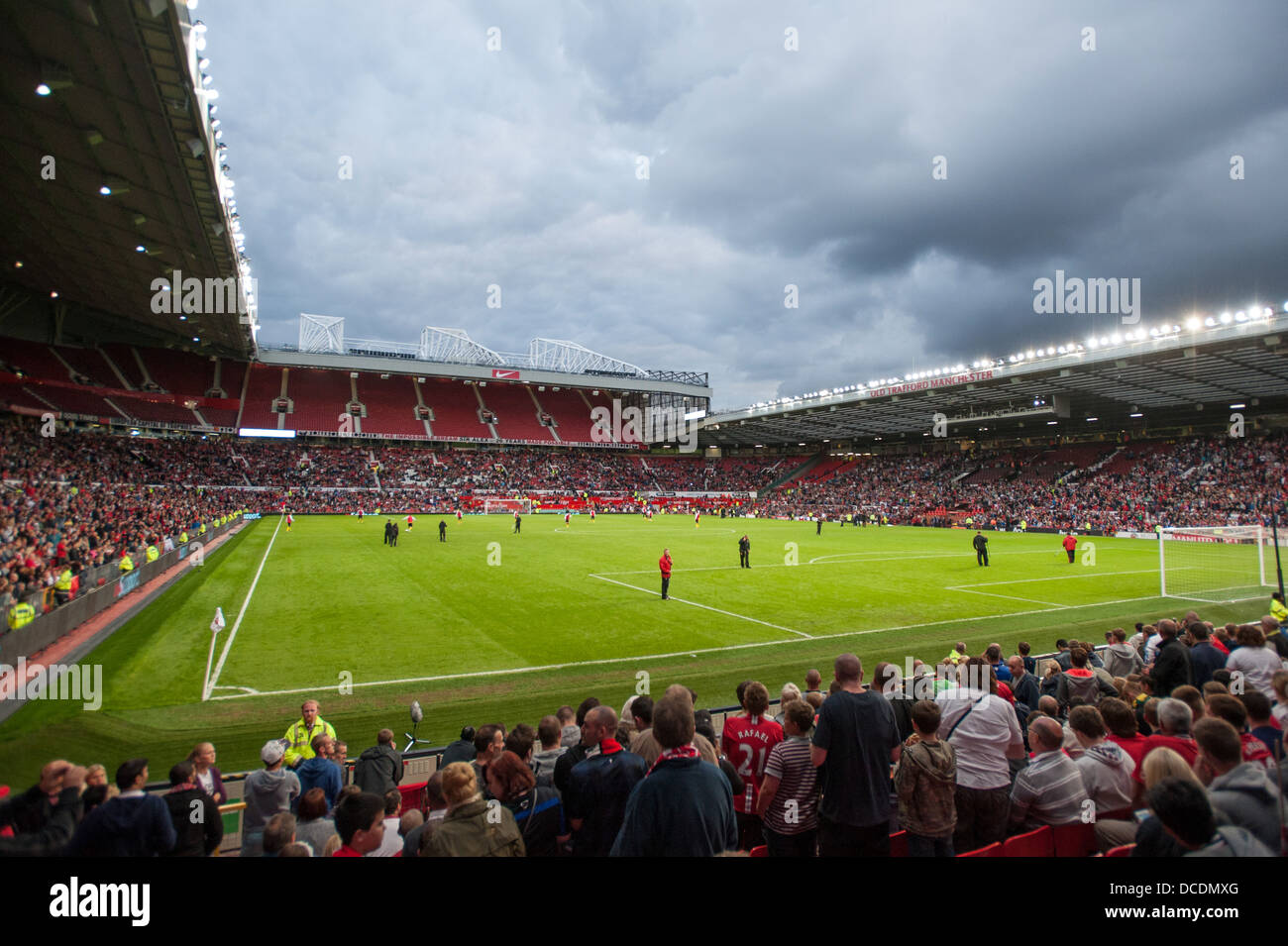 Old Trafford. Manchester United Football Club. Stock Photo
