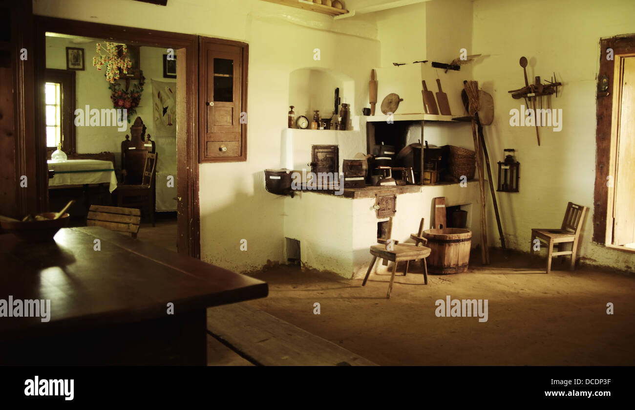 Picture of rustic wooden interior Stock Photo Alamy