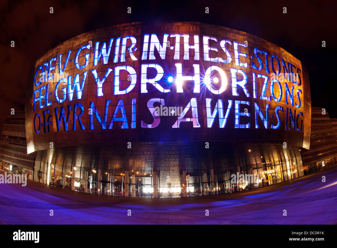 Wales Millennium Centre. Canolfan Mileniwm Cymru. Stock Photo