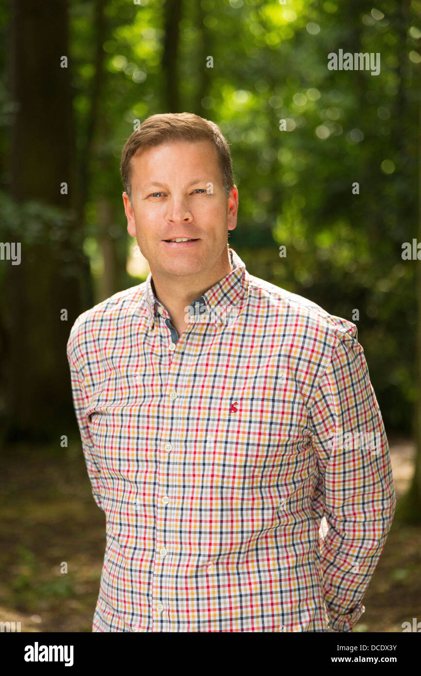 outdoor portrait of middle age man age 40's Stock Photo