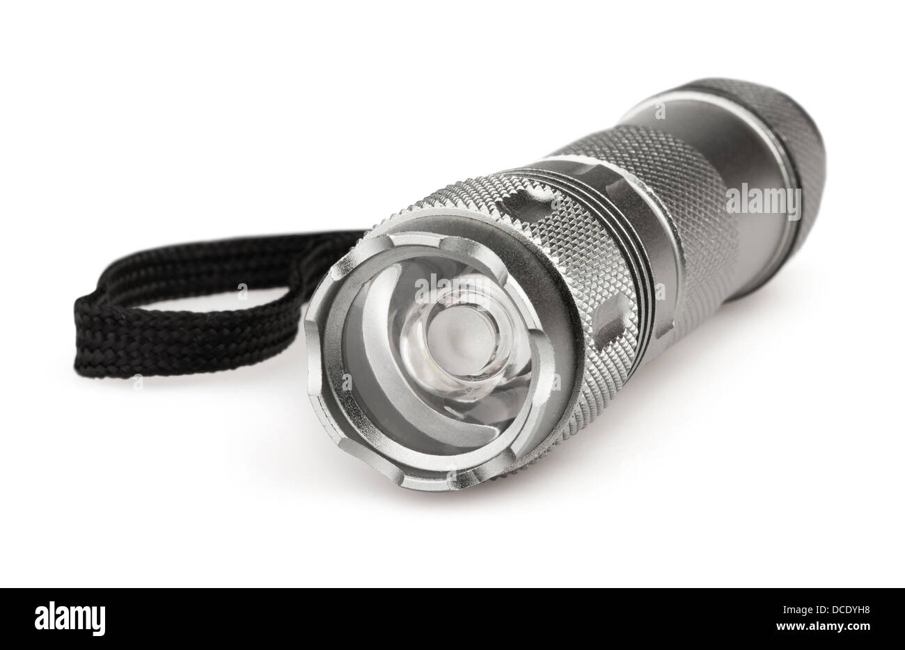 torch metal one on white background Stock Photo