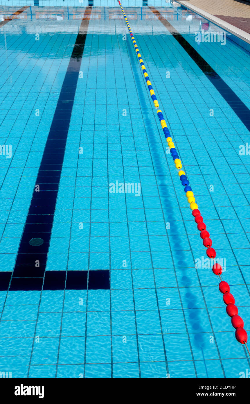 lane Olympic-size pool Stock Photo - Alamy