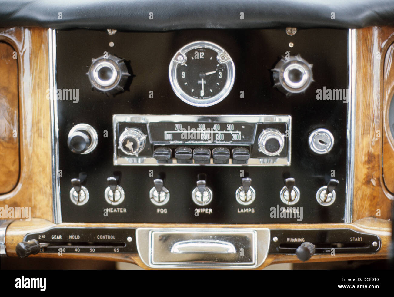 ARMSTRONG SIDDELEY  SAPPHIRE car radio about 1954 Stock Photo