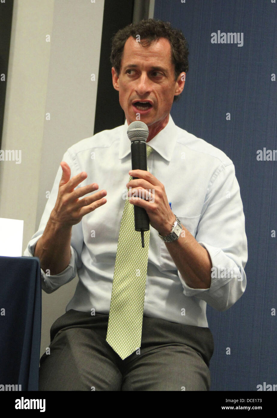 New York, New York, USA. 14th Aug, 2013. Democratic candidate for NYC