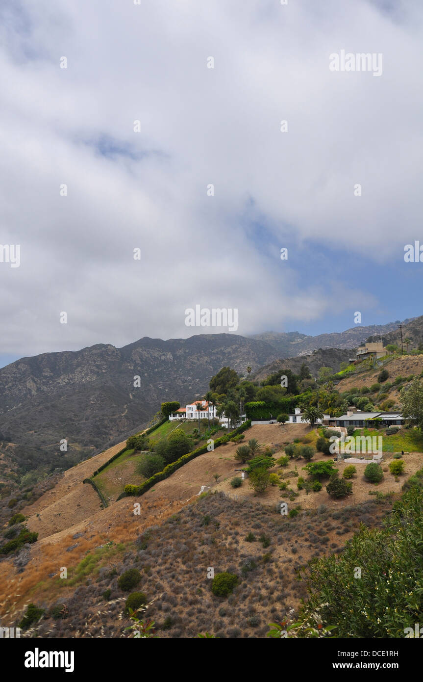 The Malibu Hills Stock Photo Alamy