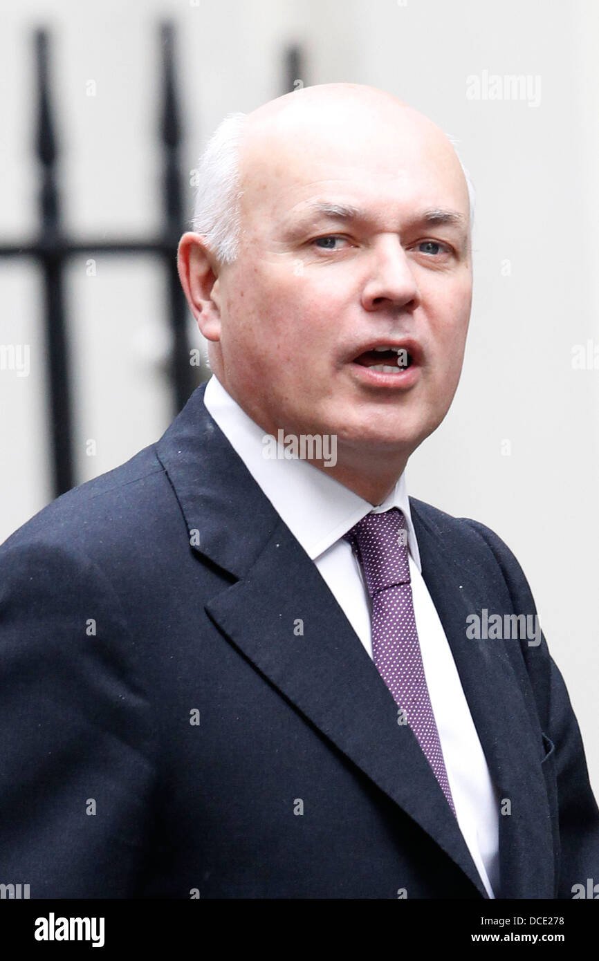 Secretary of state for work and pensions iain duncan smith hi-res stock ...