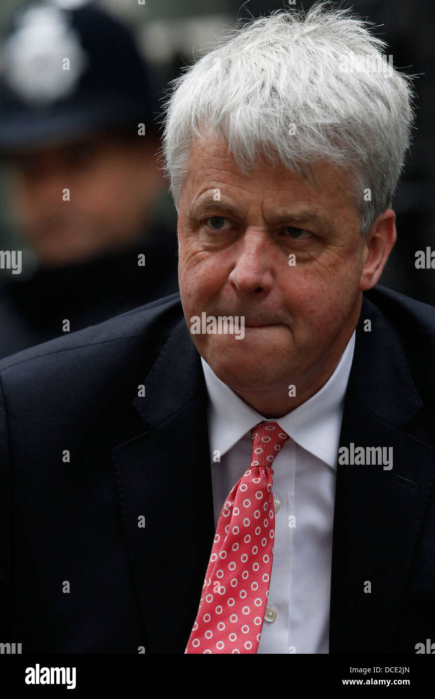 Andrew Lansley, the Leader of the House of Commons Stock Photo Alamy