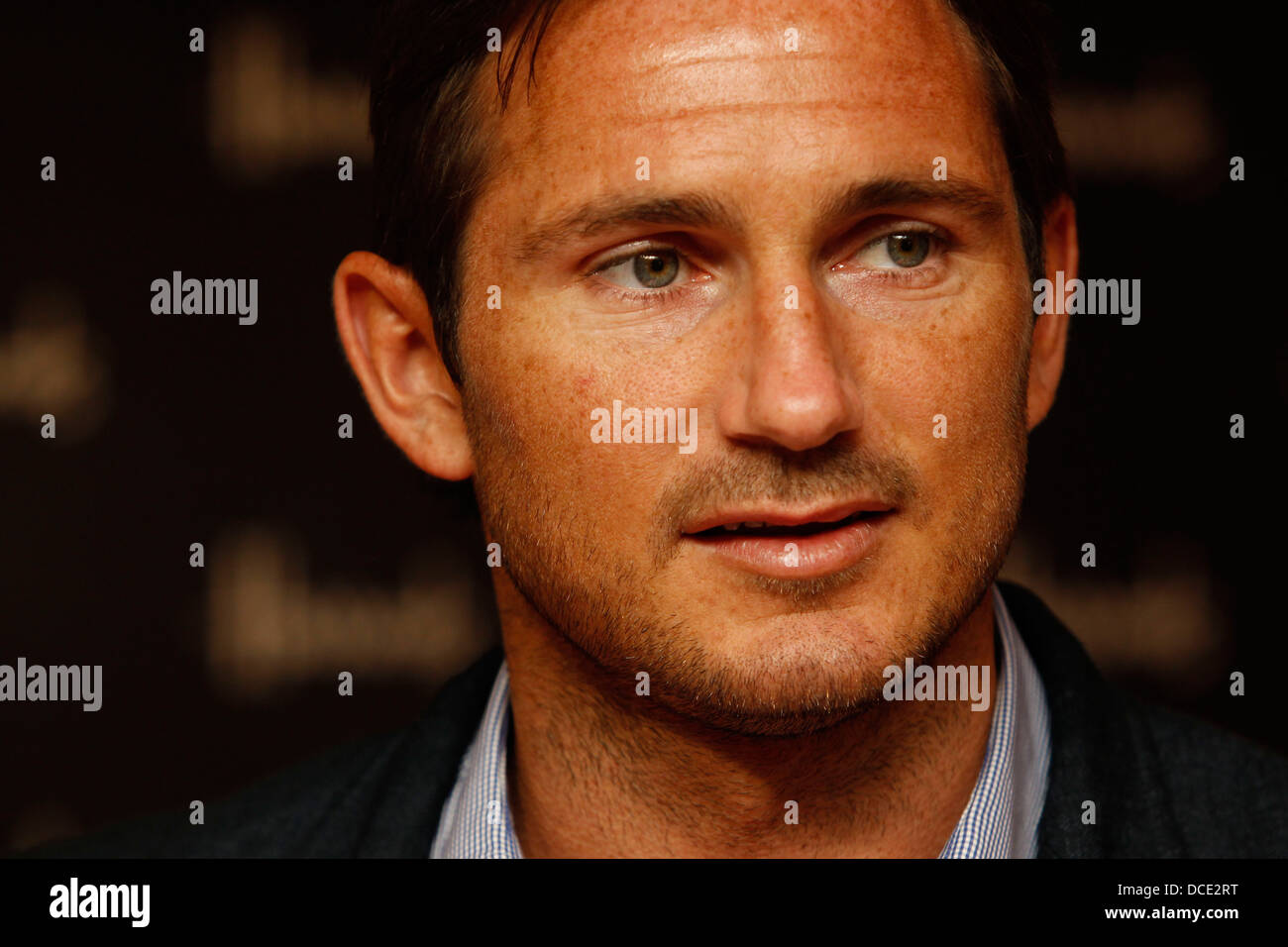 Chelsea FC football player Frank Lampard during a book signing event for the book frankie's magic football frankie and the pirat Stock Photo