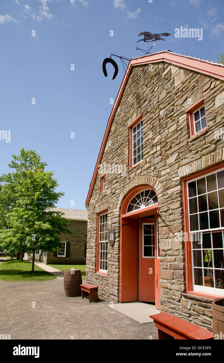 New York Cooperstown Farmers Museum High Resolution Stock Photography