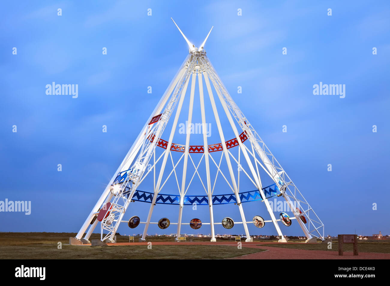 Saamis teepee the world's largest teepee; medicine hat alberta canada
