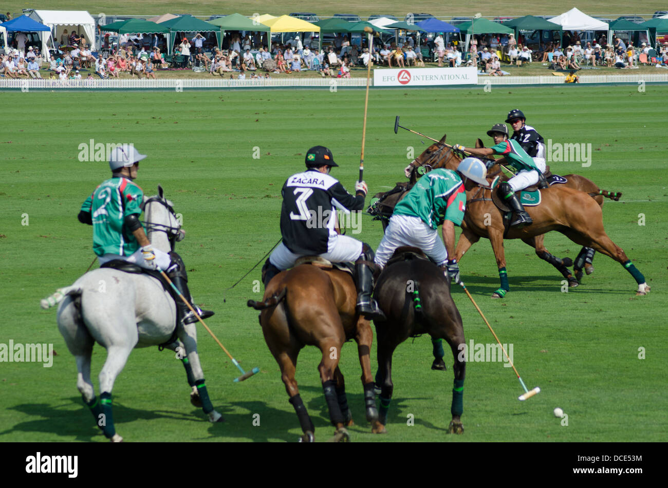 Gold Cup Polo, Cowdray Park Stock Photo Alamy