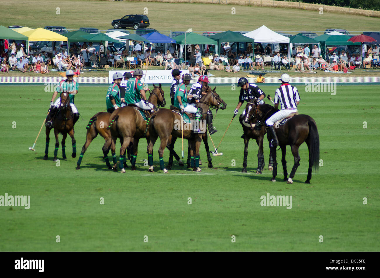 Gold Cup Polo, Cowdray Park Stock Photo Alamy