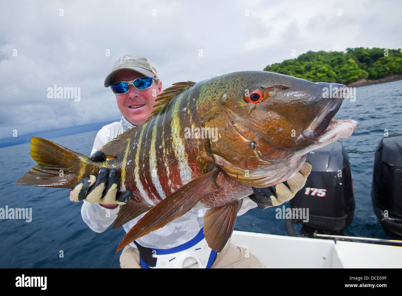 Man holding snapper hires stock photography and images Alamy