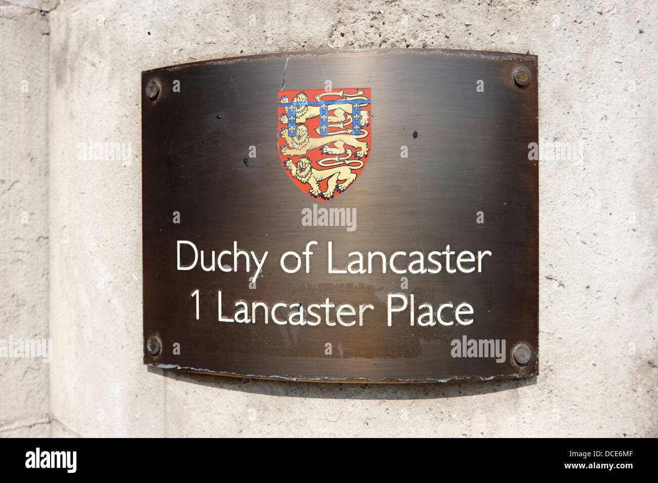duchy of lancaster lancaster place London England UK Stock Photo