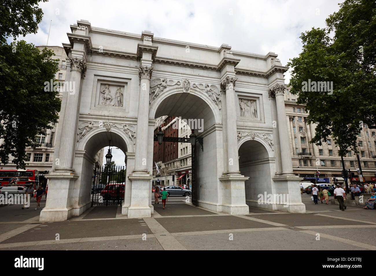 marble arch London England UK Stock Photo - Alamy