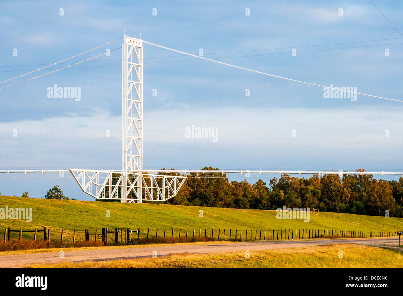 USA, Louisiana, Melville, Atchafalaya Basin, natural gas pipeline