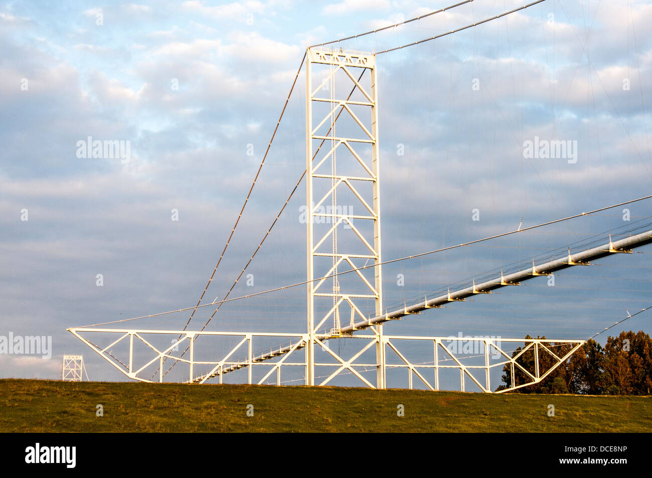 USA, Louisiana, Melville, Atchafalaya Basin, natural gas pipeline