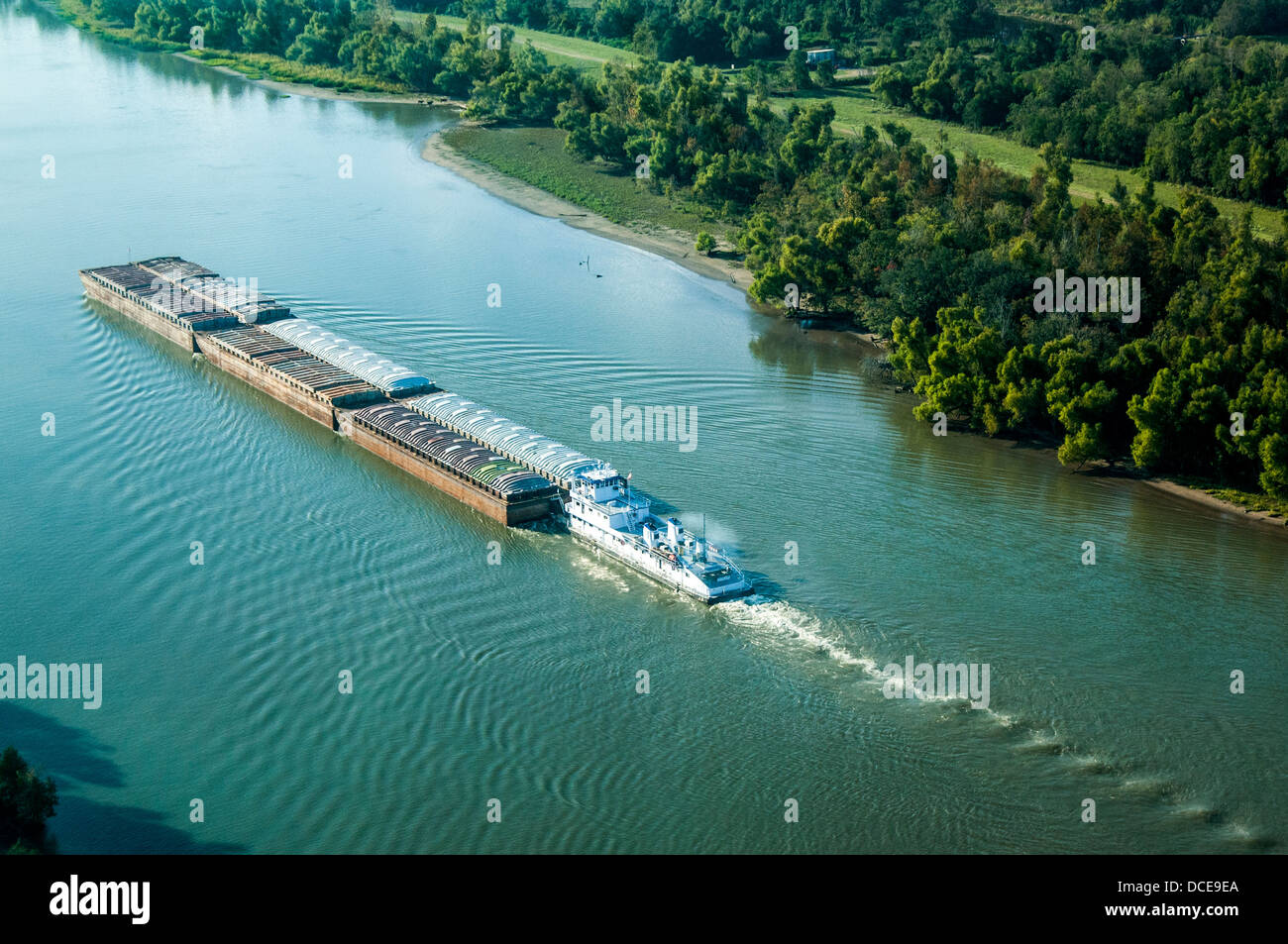 USA, Louisiana, Atchafalaya Basin area, Intracoastal Waterway west of