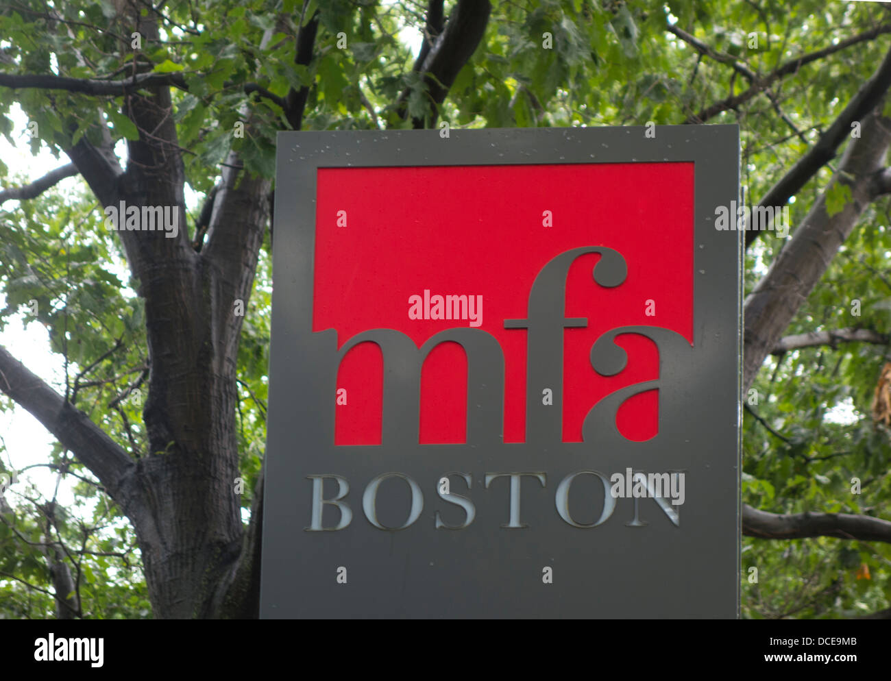 Museum of Fine Arts in Boston MA Stock Photo