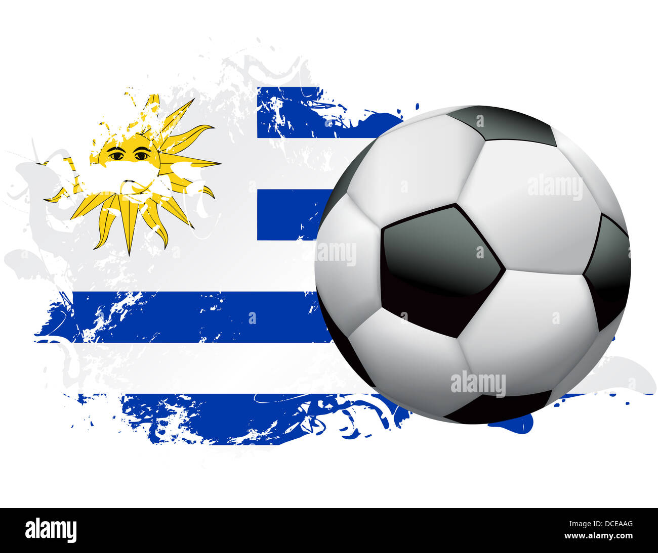 Uruguay Soccer Player With Flag And Ball Cartoon Royalty Free SVG,  Cliparts, Vectors, and Stock Illustration. Image 29031607.