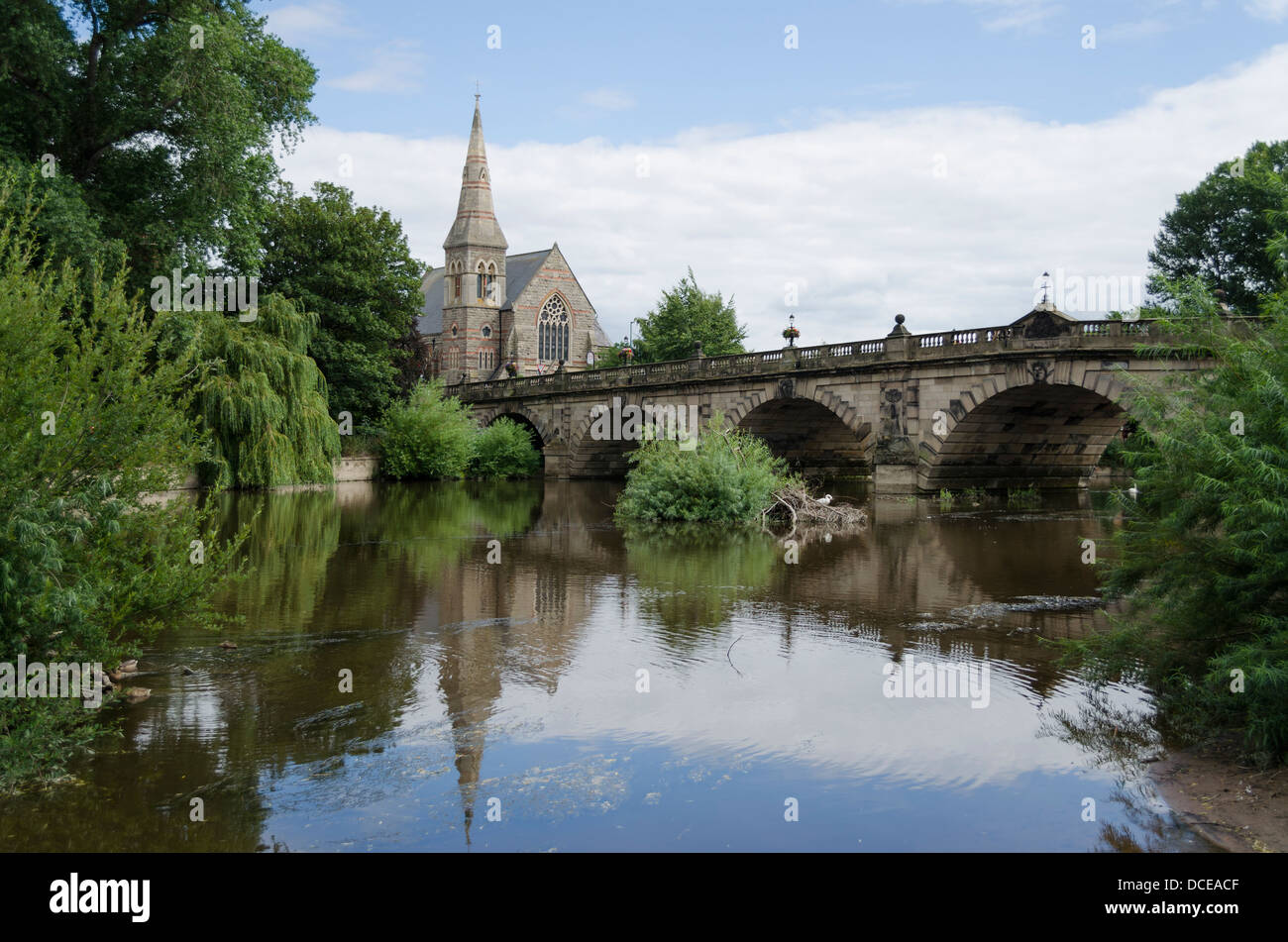 English bridge shrewsbury hi-res stock photography and images - Alamy