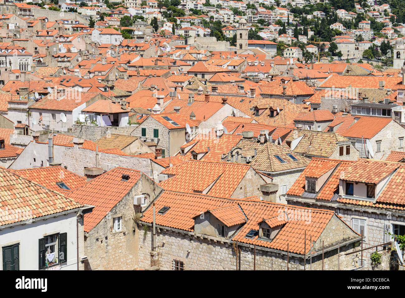 Building Rooftops in Dubrovnik Croatia Stock Photo - Alamy