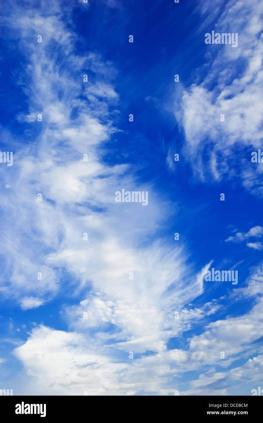 background abstract: blue sky and clouds Stock Photo - Alamy