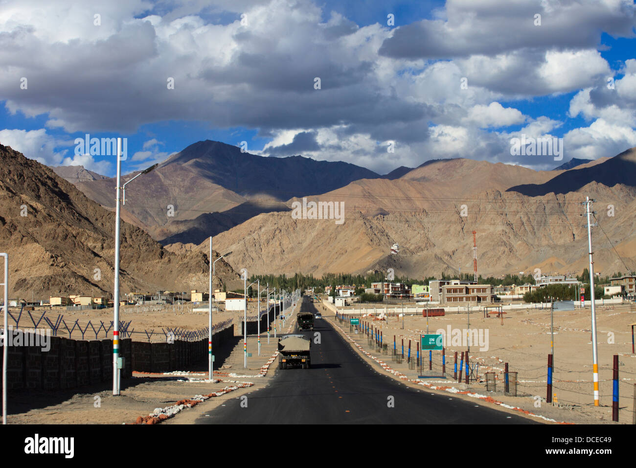 Stunning Leh-Ladakh landscapes Stock Photo