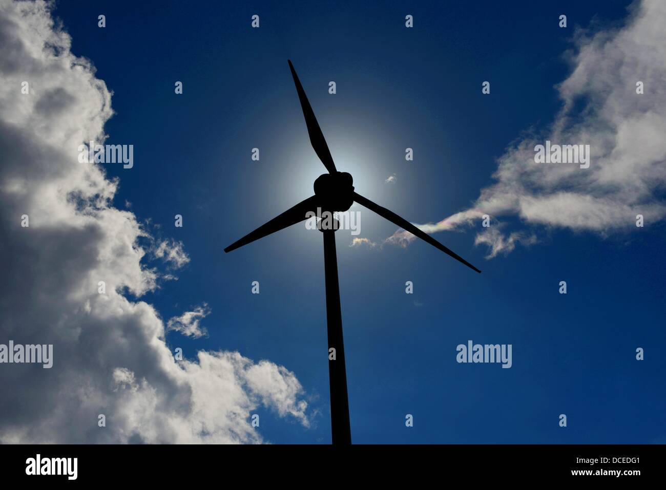 A wind turbine is a device that converts energy from the wind