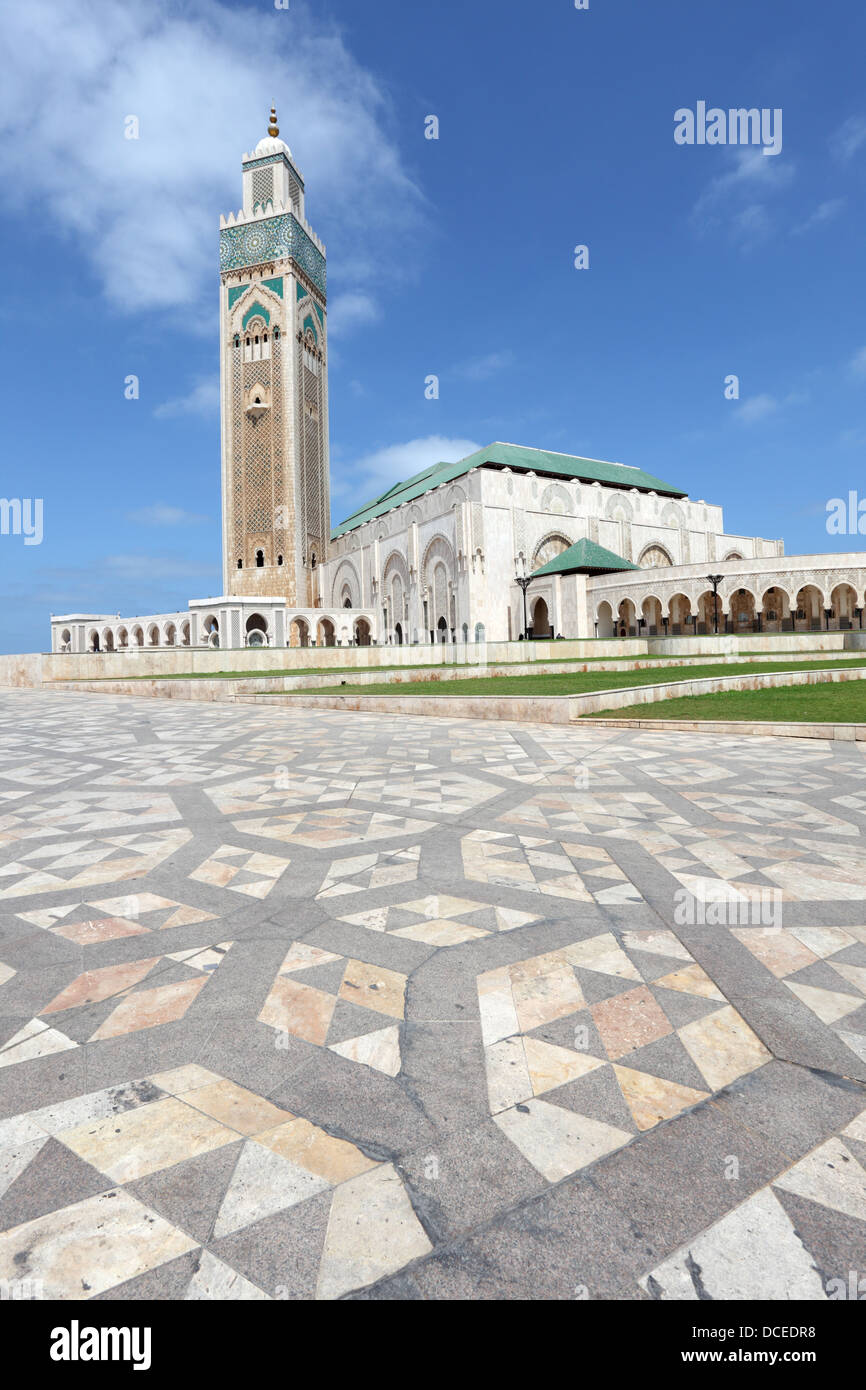 Mosque Hassan II in Casablanca, Morocco, North Africa Stock Photo