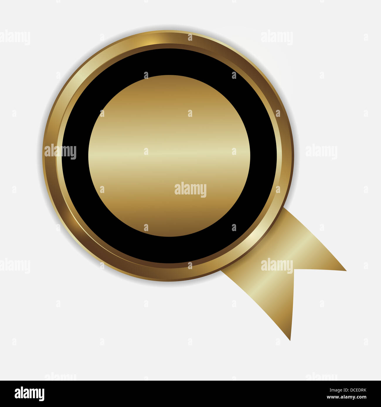 Vector gold sign, label template Stock Photo Alamy