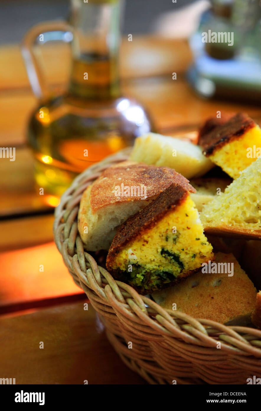 Corn bread Stock Photo