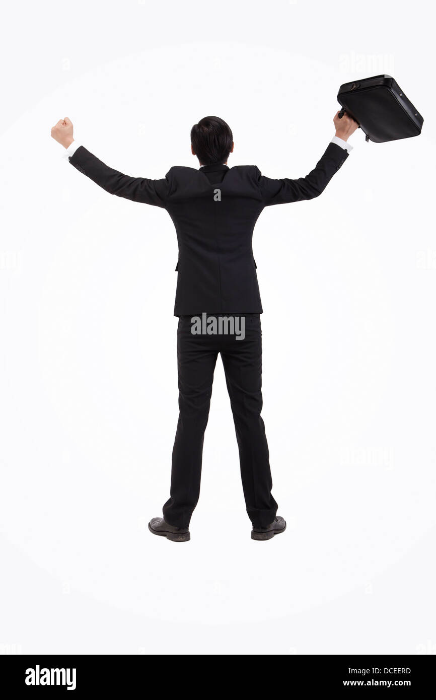 Back of Business man closeup Stock Photo - Alamy