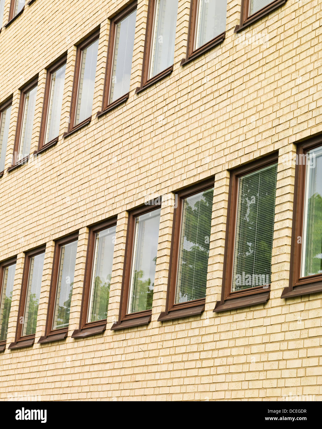 Brick Wall building Stock Photo - Alamy