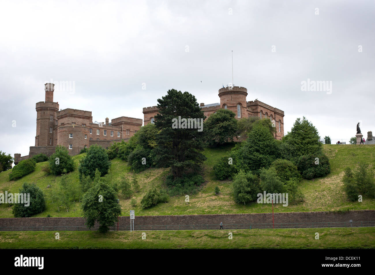Inverness Castle, now the Sheriff Court, on its mound above the River