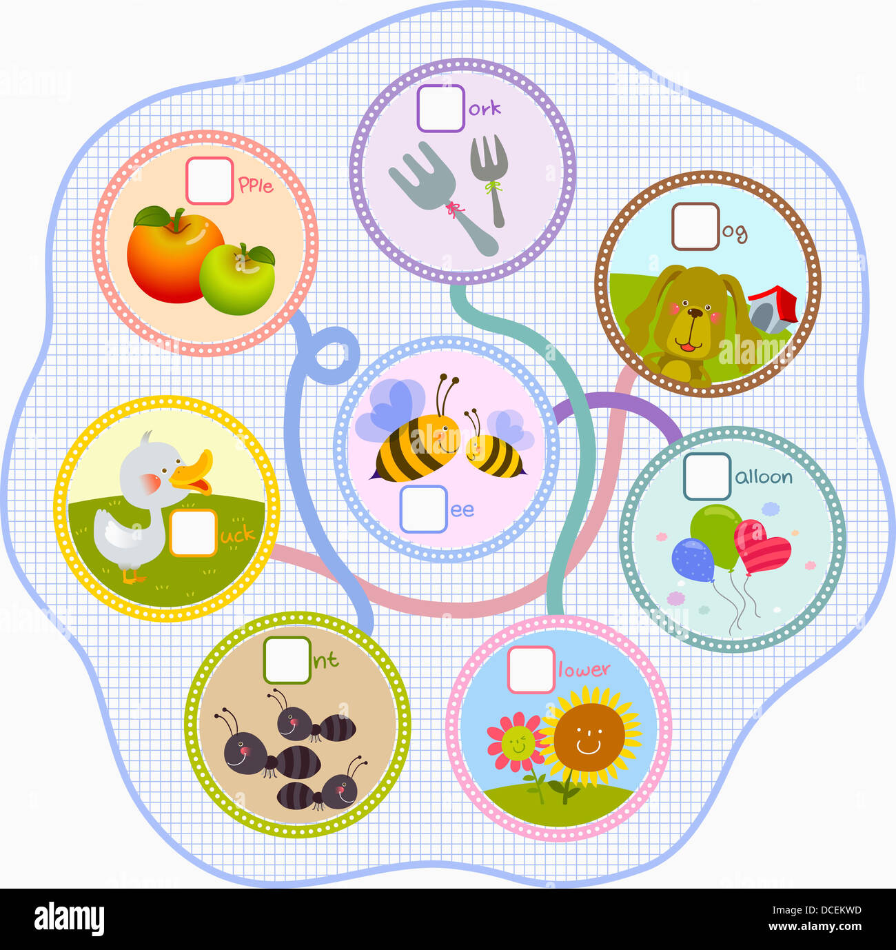 illustration check template Stock Photo - Alamy
