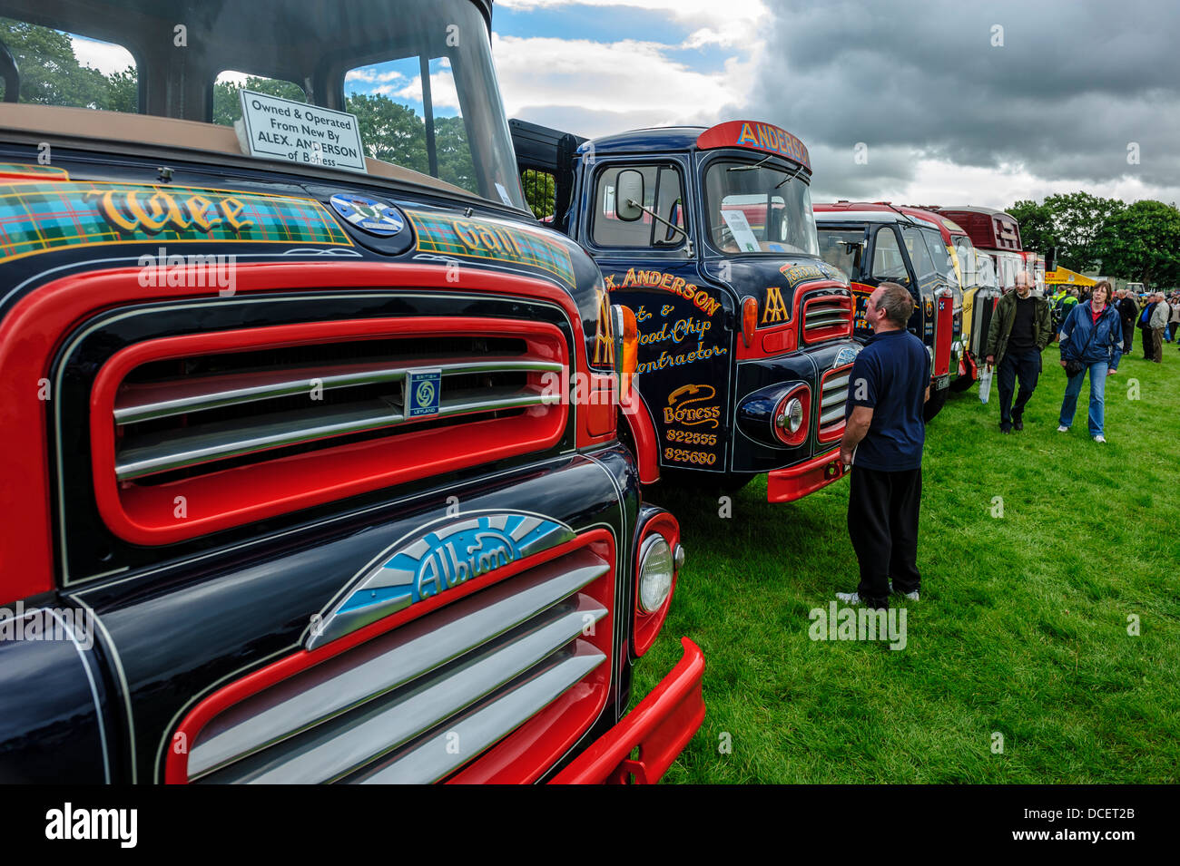 Vintage car rally in biggar hires stock photography and images Alamy
