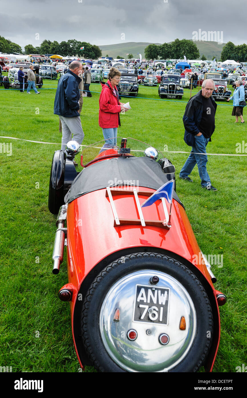 Vintage Car Rally in Biggar, South Lanarkshire, Scotland Stock Photo