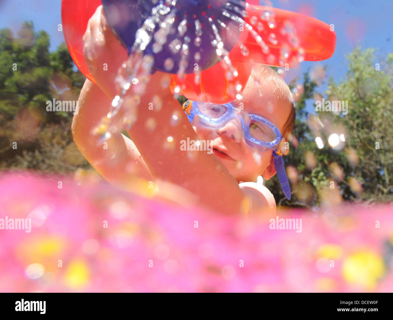 Karlsruhe, Germany. 16th Aug, 2013. Three and a half year old David