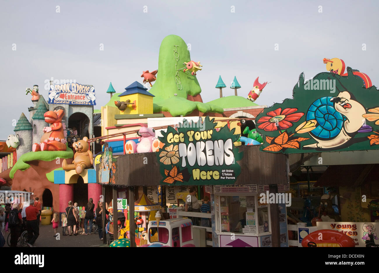 Joyland children's attraction Great Yarmouth, Norfolk, England Stock