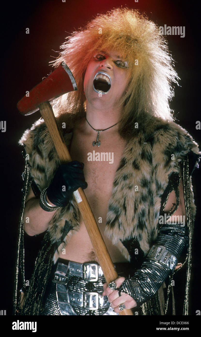 LIZZY BORDEN  US rock musician about 1990 Stock Photo