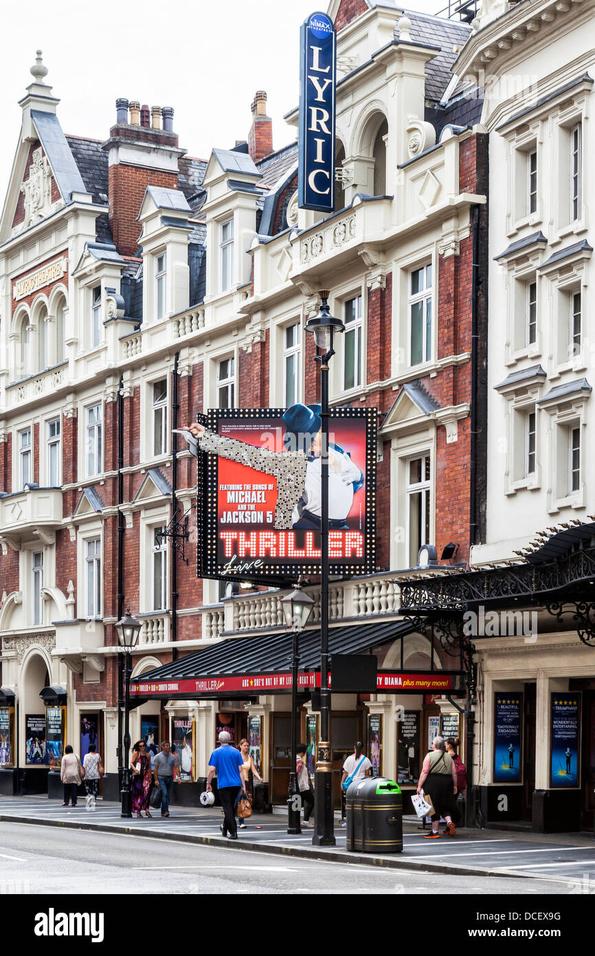 Thriller the musical show lyric theatre shaftesbury avenue hi-res stock ...