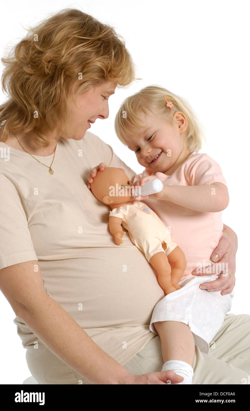 mother baby doll